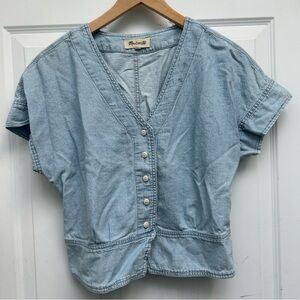 Madewell Light Blue Button-Down Shirt